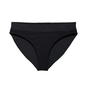 Prana Swimwear Summer Wave Bottom Black Large NWT Beach Pool Vacation